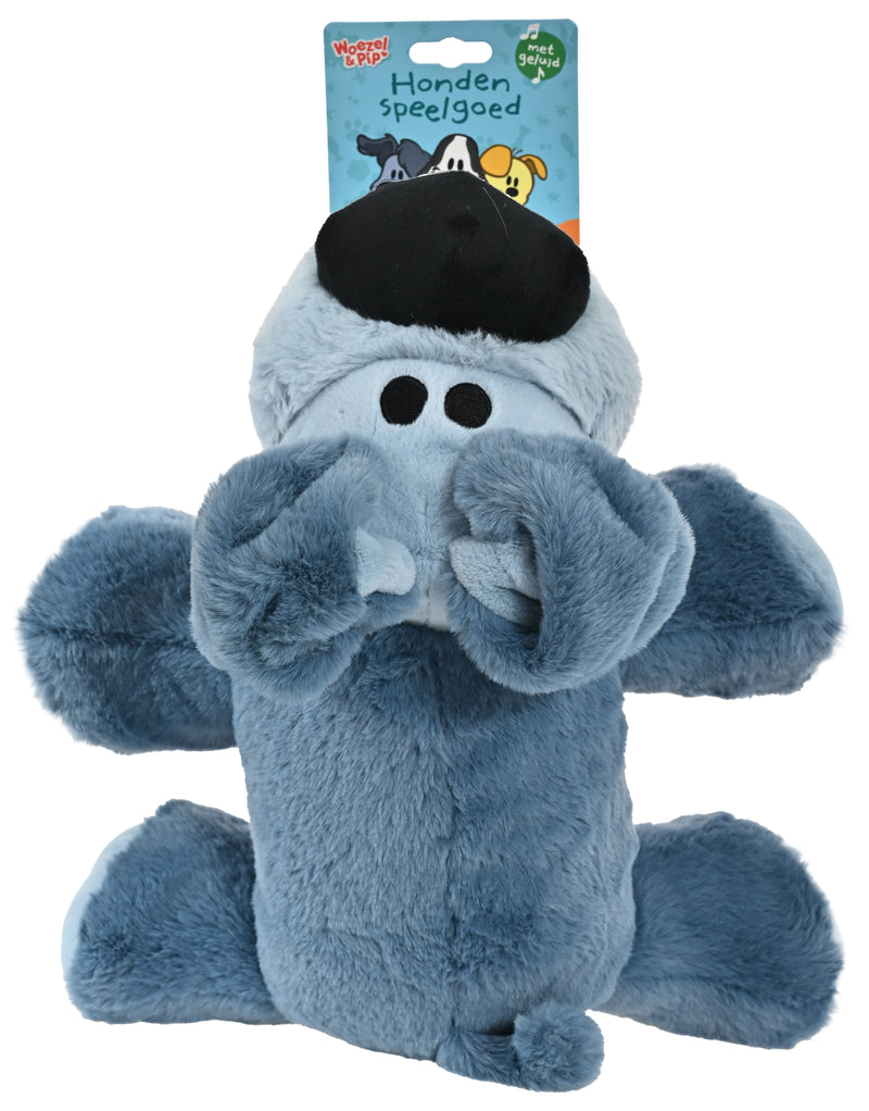 Hondenspeelgoed Speeltjes Woezel en Pip Pluche Liggend + Piep 40 cm