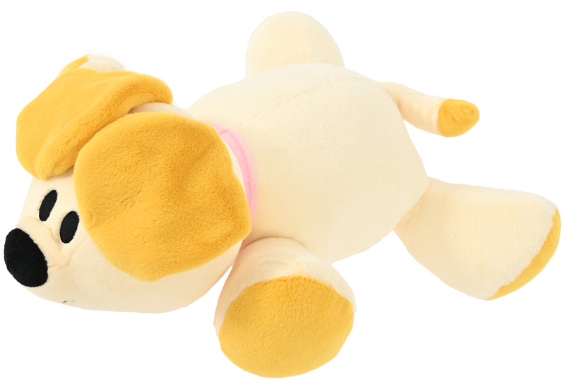 Hondenspeelgoed Speeltjes Woezel en Pip Pip Pluche Liggend + Piep Beige 40 cm
