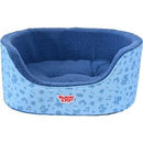 Honden/kattenmanden Woezel en Pip slaapmanden Extra hoge Woezel en Pip rand blauw