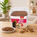 Katten snoepjes snackjes Sanal kat fish bites cups, 75 gram