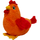 Hondenspeelgoed Zachte knuffels  kip met piep  20 cm