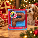 Honden snacks kerst letters Woezel en Pip