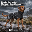 Honden jassen Hondentruien & Regen jassen & Warme Hondenkleding  Honden jassen Hurtta Monsoon coat blackberry