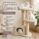 Binnenkort leverbaar Krabpaal/klimmeubel Boon Boony krabpaal luna sand beige  104cm
