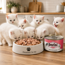 Katten voeding maaltijden Devini Tuna with Salmon 70 gram Kitten volwassen senior