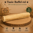 Hondensnacks Buffel Rol 24x4 cm extra sterk 100% natuurlijk ( zeer geschikt voor honden met huid allergieën )