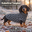 Honden jassen Hondentruien & Regen jassen & Warme Hondenkleding Honden truien Boony Dog fashion hondenkabeltrui tangled antraciet/wit