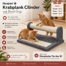 Krabpaal/klimmeubel Quapas! Cat scratching cylinder with board donker grijs