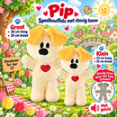 Hondenspeelgoed Speeltjes Woezel en Pip Pluche pips 23/30 cm