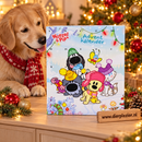 (Vanaf volgende week 7 oktober leverbaar)  Honden snacks kerst Woezel & pip adventkalender