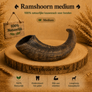Honden snacks 100% natuurlijke snack ramshoorn medium