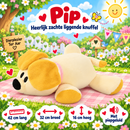 Hondenspeelgoed Speeltjes Woezel en Pip Pip Pluche Pip Liggend + Piep Beige 42 cm