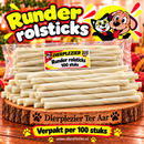 Runder rolsticks  100 Stuks