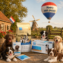 Puppy pakket voor grotere rassen vanaf 12 kg Hondenvoeding hondenbrokken CaroCroc Puppy 28/18