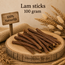 Honden snacks 100%  natuurlijke Lams sticks 100 gram