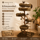 Krabpalen/Klimmeubels natuurlijke uitstraling  Boony est ‘1941’ klimboom sequoia 233 cm polar brown
