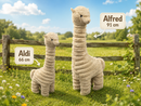 Honden speelgoed Hondenknuffels Quapas! Alpaca broers Aldi 66 cm  Alfred 91 cm