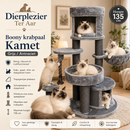 Krabpaal/klimmeubel Krabpaal Boony Kamet grijs/antraciet, 135 cm.