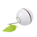 Kattenspeelgoed Ball chaser wit/groen