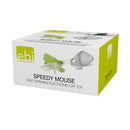 Kattenspeelgoed Speedy mouse wit/groen
