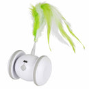 Kattenspeelgoed Kattenspeeltje Racing Roller wit