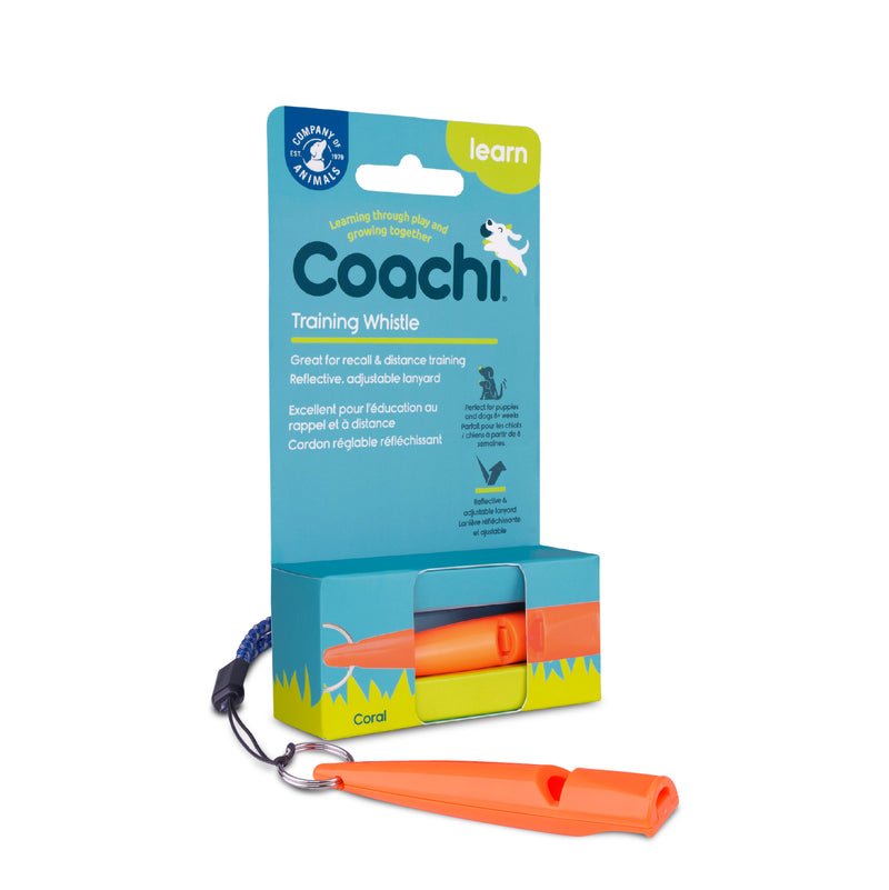 Hondenfluit Coachi training whistle coral 41133a