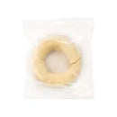 Witte runder huid ring extra stevig