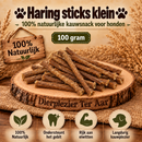 Natuurlijke Haring sticks 100 gram