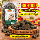 Honden koekjes lekkernijen voor de hond  snacks 3-in- Koekjes Naturel 500 Gram