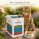 Canagan voeding Pouches maaltijden Multipack Volwassen katten  ( 8x85 Gram )