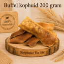 Hondensnacks Buffel kophuid 100% natuurlijk  200 Gram