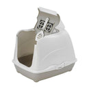 Kattenbak Imac Kattenbak Easy Cat 2Nd Life Gerecycled Grijs/Wit