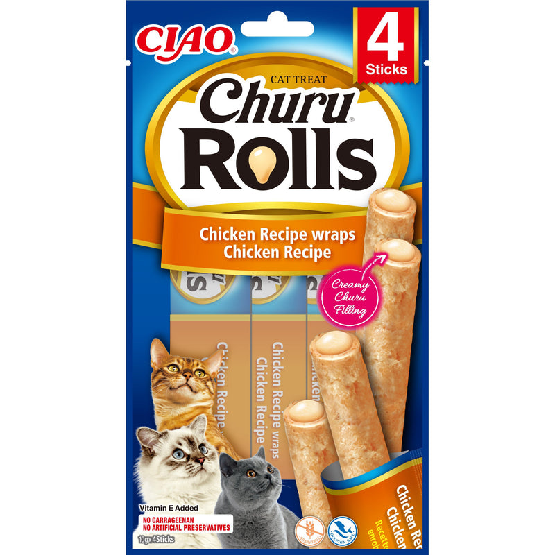 Inaba Churu Rolls Wraps Chicken