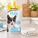 Katten snoepjes snackjes drinkmelk melk kitten volwassen  GimCat Cat-melk 200 Ml