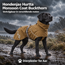 Honden jassen Hondentruien & Regen jassen & Warme Hondenkleding Honden jassen winter regen jassen Hurtta Monsoon coat eco desert