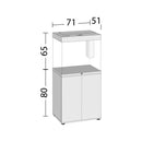 Aquarium Juwel aquarium Lido 200 LED met filter, wit