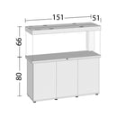 Aquarium Juwel aquarium Rio 450 LED met filter wit