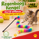 Kattenspeelgoed Boon kat speelgoed bontmuis 4cm grijs/wit kaart a 2 stuk (kopie)