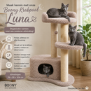 Binnenkort leverbaar .Krabpaal/klimmeubel Boon Boony krabpaal luna dusty pink 104cm