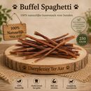 Hondensnacks  zachte Buffel spaghetti 100% natuurlijk  250 gram ( Zeer geschikt voor honden met huid allergieën )