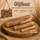 Honden snacks  100% natuurlijke Olijfhout  ( small-medium-large )
