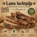 Honden snacks 100% natuurlijke Lams luchtpijp stukken 150 gram