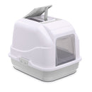Kattenbak Imac Kattenbak Easy Cat 2Nd Life Gerecycled Grijs/Wit
