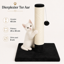 Krabpaal/klimmeubel Boon Klimboom krabpaal kitten caty novo+bal+bel zwart 45cm