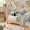 Decoratie Woezel en Pip Pluche Liggend + Piep Zwart/Wit 40 cm