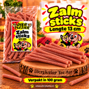 Zachte Zalm sticks 100 Gram