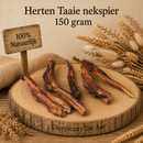 Hondensnacks Hertennekspier  100% natuurlijk  150 Gram
