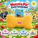 Hondenspeelgoed Speeltjes Woezel en Pip bot pluche+piep  Beige 30 cm