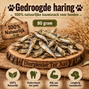 Honden Snacks Gedroogde haring 80 Gram