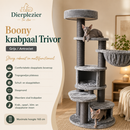 Krabpaal/klimmeubel Krabpaal Boony  Trivor grijs/antraciet, 165 cm.